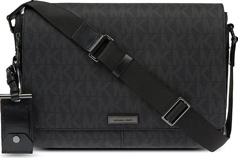 michael kors men's logo print messenger bag|Michael Kors fanny pack men.